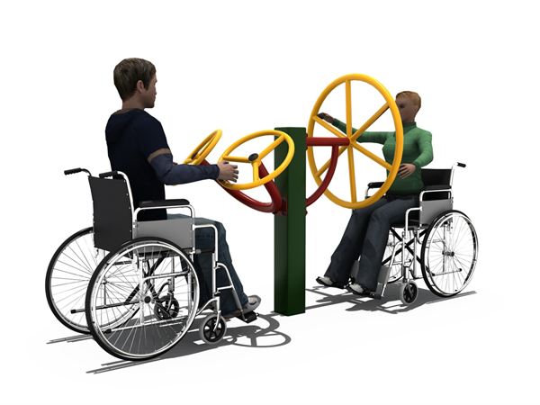 Handicap Chest and Shoulder Wheels Station